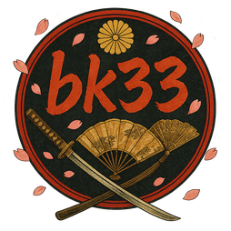 bk33 বাংলাদেশের লগইন অ্যাপ গেমিং লোগো।